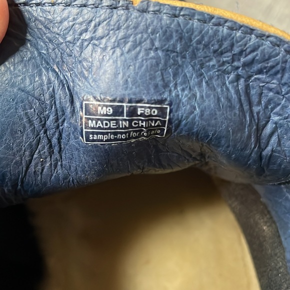 UGG Hulman Bandana Blue Suede Shoes Leather Chukka Lace Up Ankle Boots Mens 9 main image 13